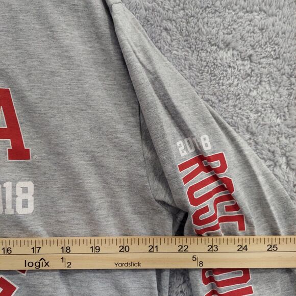 Fanatics OU Sooners 2018 Rose Bowl Gray Long Sleeve T-shirt XL Oklahoma U - Picture 5 of 7